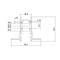 DC48V Recessed magnet Track lighting System